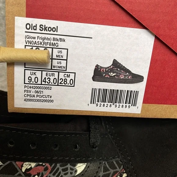 Vans Old Skool Glow Frights Black/Black WMNS - Picture 16 of 16